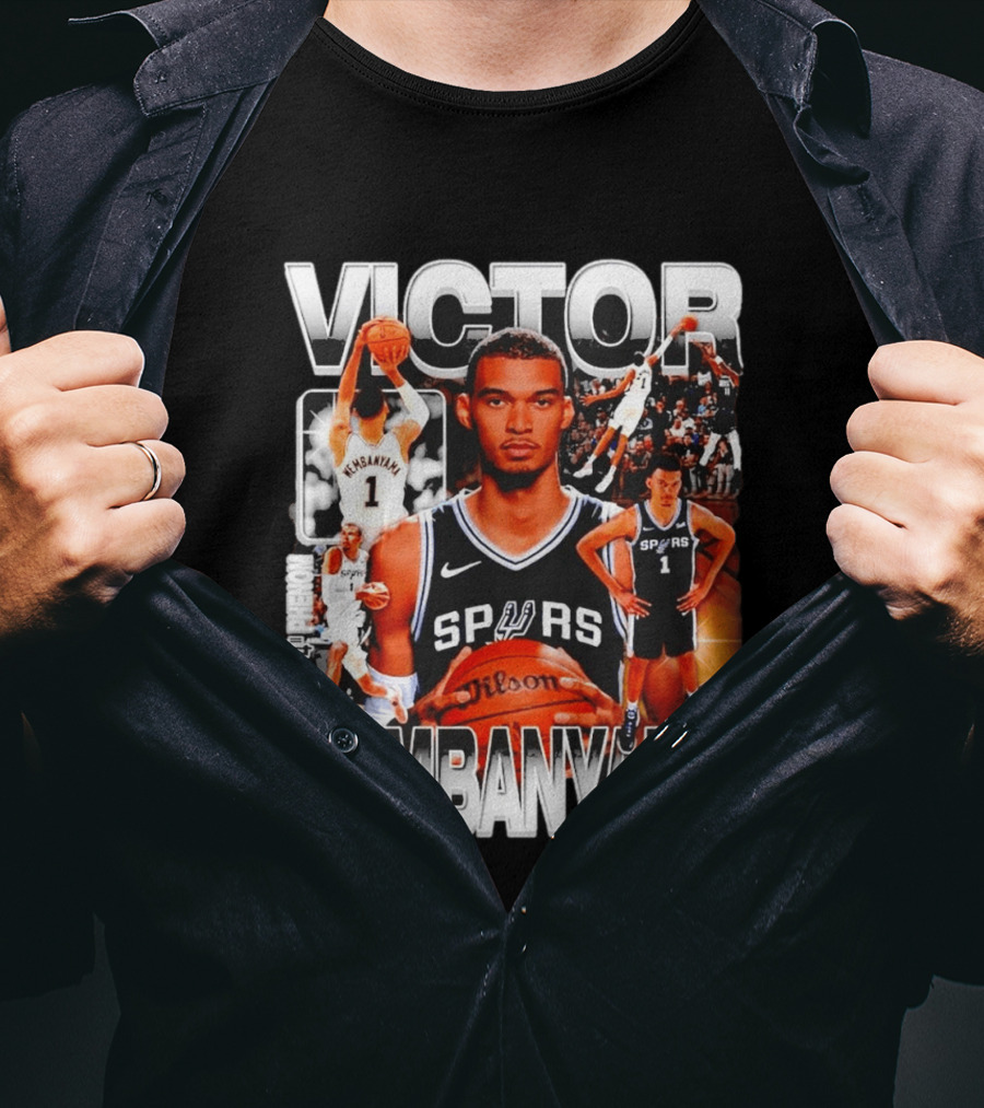 Victor Wembanyama Spurs Phenom Basketball Player T-Shirt
