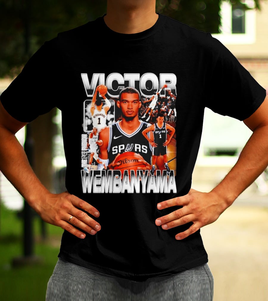 Victor Wembanyama Spurs Phenom Basketball Player T-Shirt
