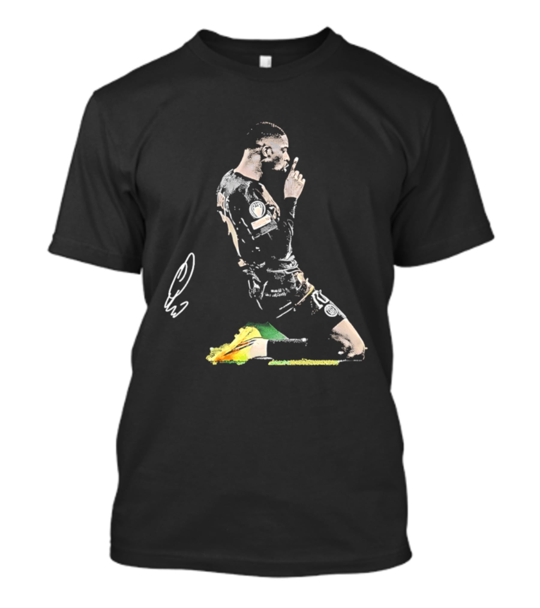 Paris Saint Germain Ousmane Dembele Celebration On One Knee T-Shirt
