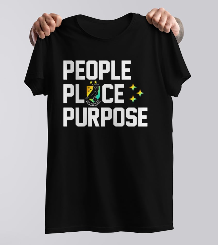 People Place Purpose LGBTQ Pride Month Rainbow Stars T-Shirt