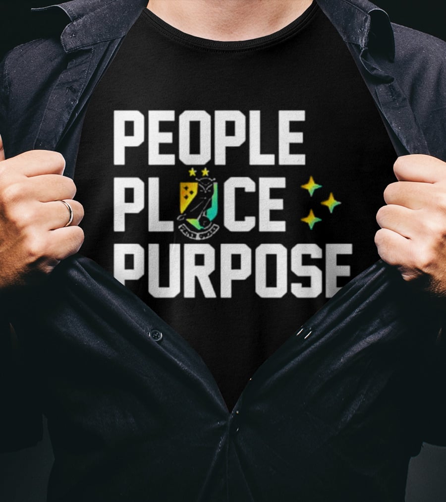People Place Purpose LGBTQ Pride Month Rainbow Stars T-Shirt