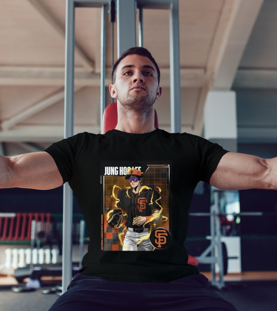 Jung Hoo Lee San Francisco Giants National League West Division Super Saiyan T-Shirt