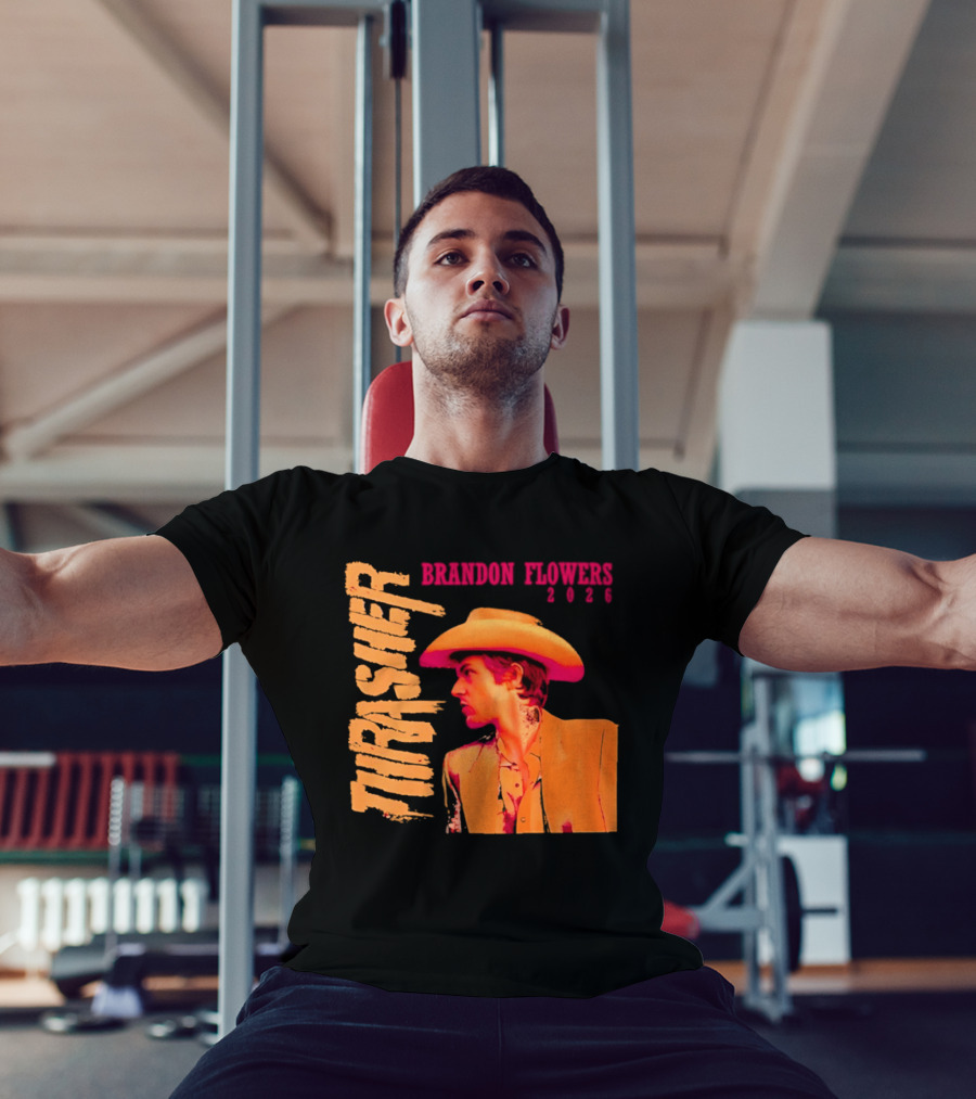 Brandon Flowers Thrasher 2026 Cowboy T-Shirt
