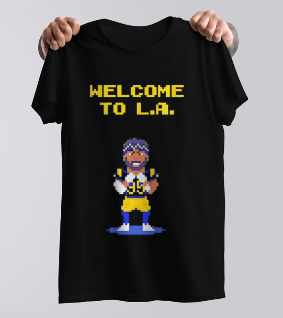 Welcome To L.A. Aaron Donald Los Angeles Rams Video Game T-Shirt