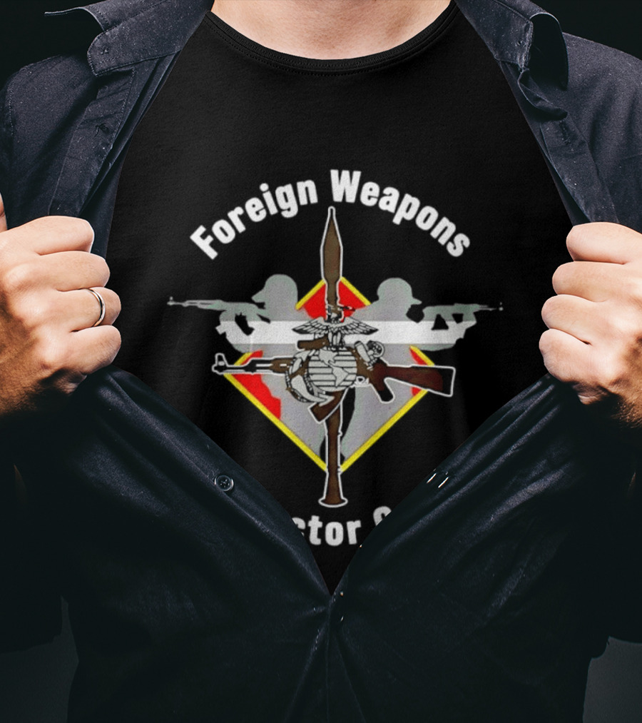 Foreign Weapons Instructor Course Iconic Rifle Weapons Training T-Shirt