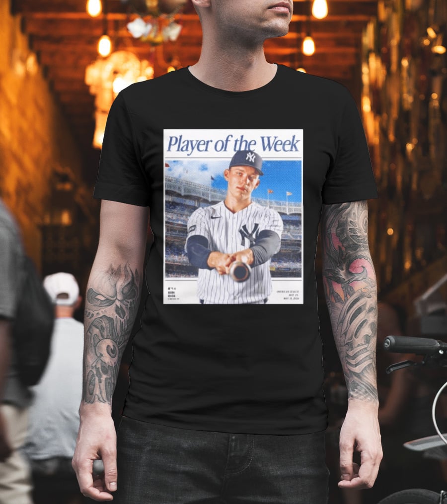 American League May 25 May 31 2026 Ben Rice Player Of The Week Yankees T-Shirt