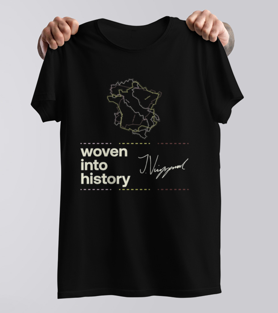 Giro D'Italia Tour De France La Vuelta A Espana Woven Into History Nibali T-Shirt