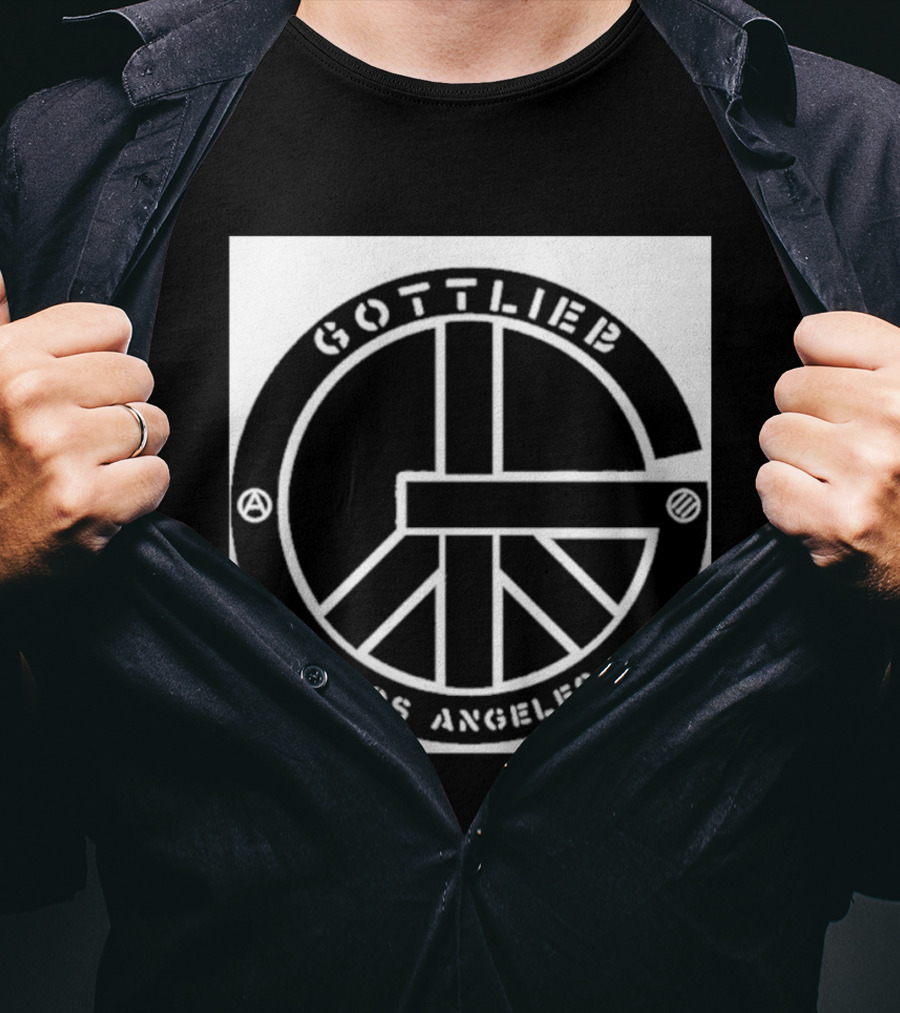 Gottlieb Peace Symbol Circle Los Angeles T-Shirt