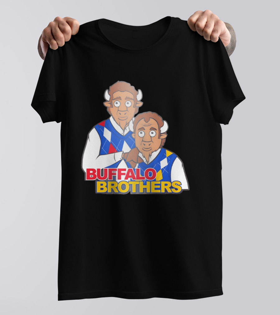 Buffalo Brothers Buffalo Bills Football 2026 Cartoon T-Shirt