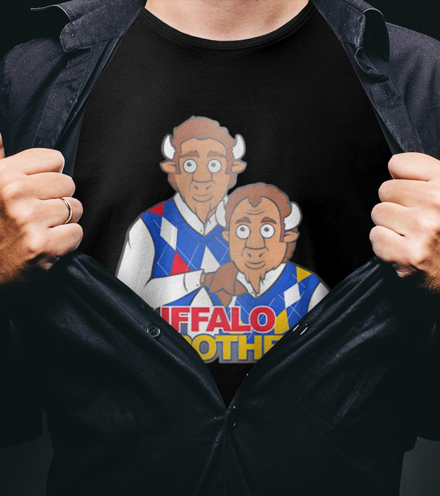 Buffalo Brothers Buffalo Bills Football 2026 Cartoon T-Shirt