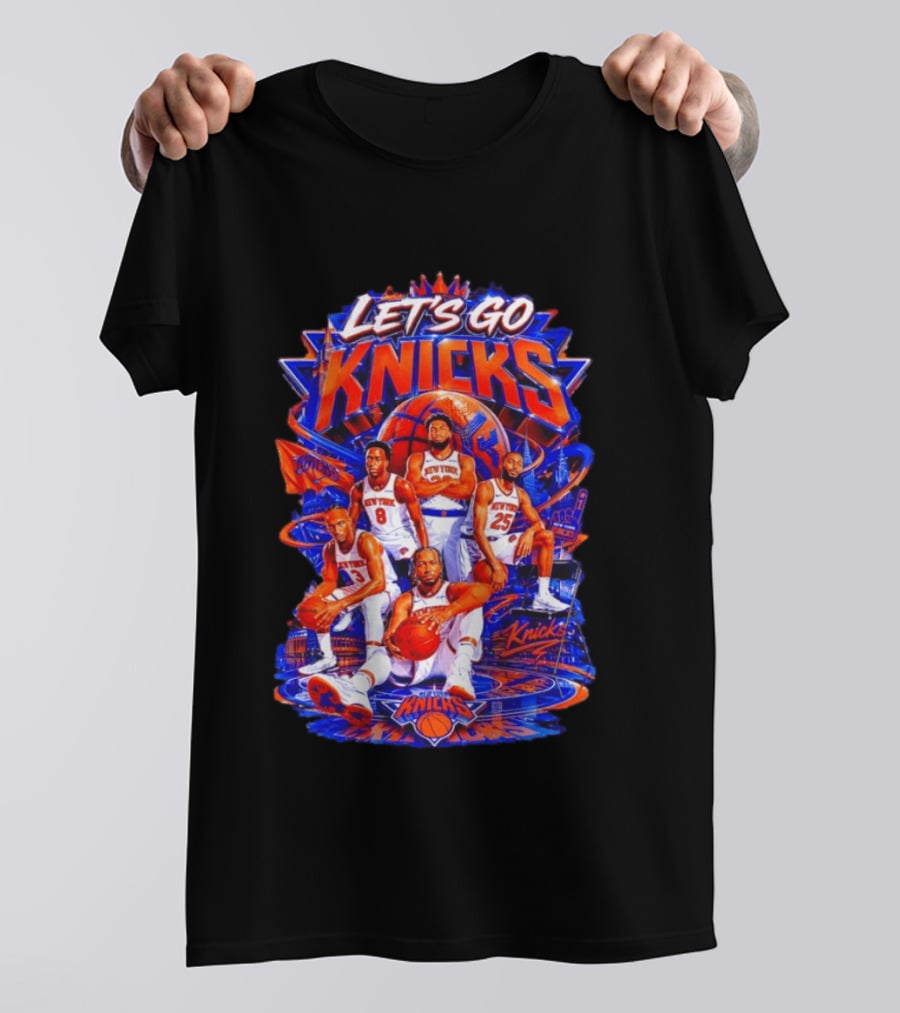 Jalen Brunson New York Knicks Let's Go 2026 NBA Basketball Players T-Shirt