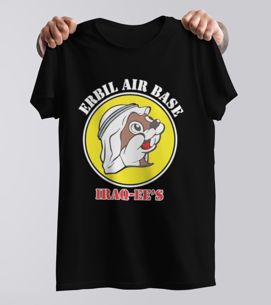 Erbil Air Base Iraq Eef's Cartoon T-Shirt