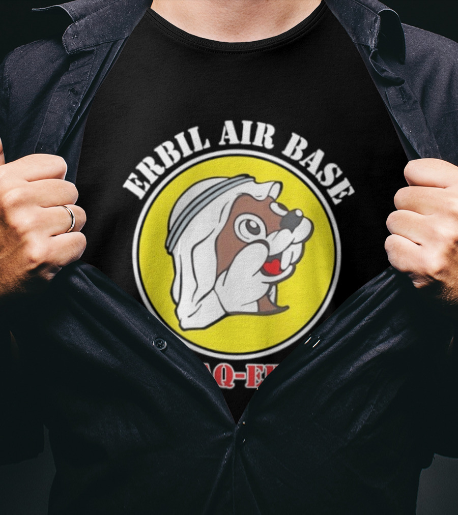 Erbil Air Base Iraq Eef's Cartoon T-Shirt
