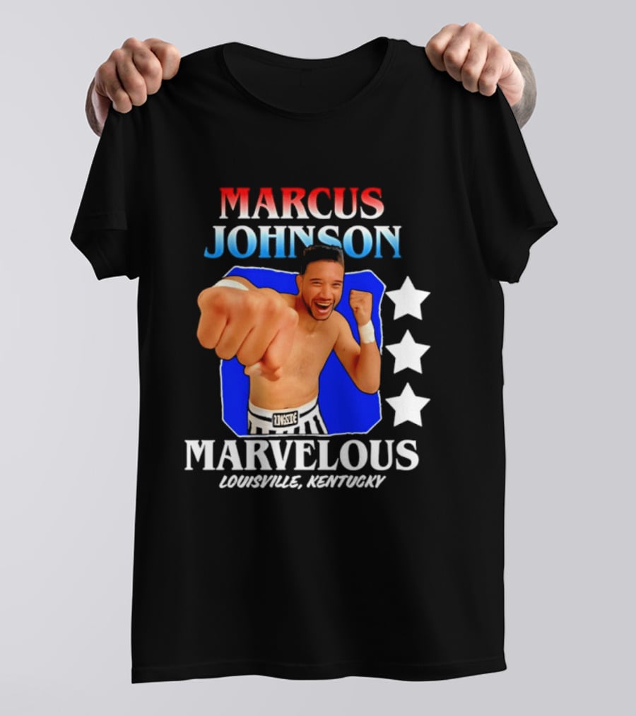 Marcus Johnson Marvelous Boxer Louisville Kentucky T-Shirt