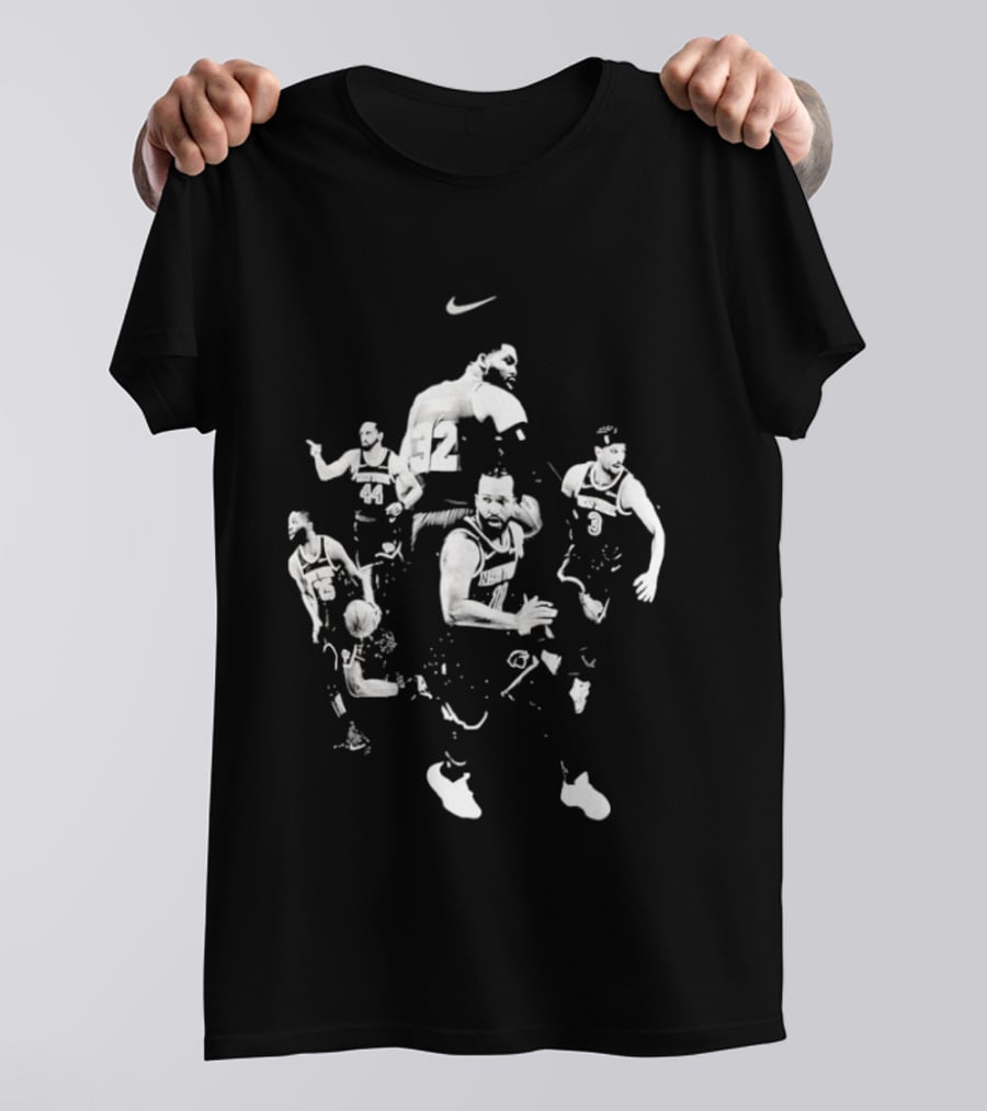 New York Knicks Collage Evan Fournier Teammates Nike Basketball T-Shirt
