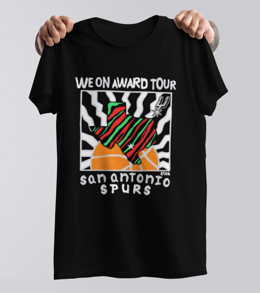 San Antonio Spurs We On Award Tour A Tribe Called Quest Basketball Texas T-Shirt