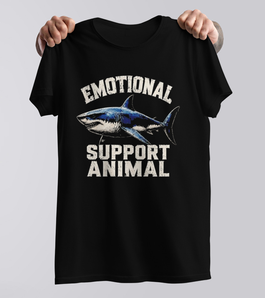 Emotional Support Animal Shark T-Shirt