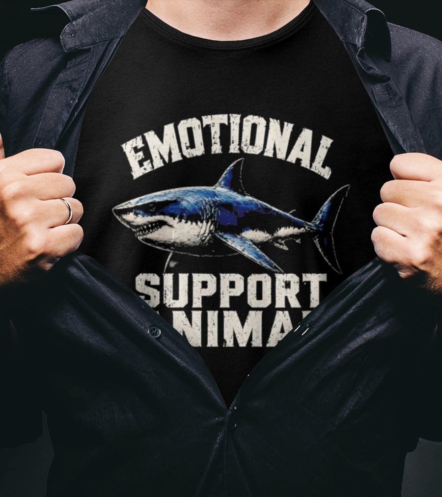 Emotional Support Animal Shark T-Shirt