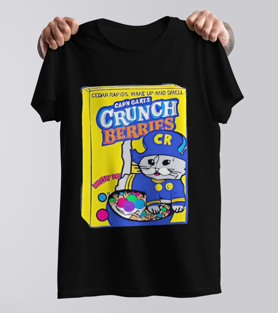 Cedar Rapids Wake Up And Smell Capn Oats Crunch Berries T-Shirt
