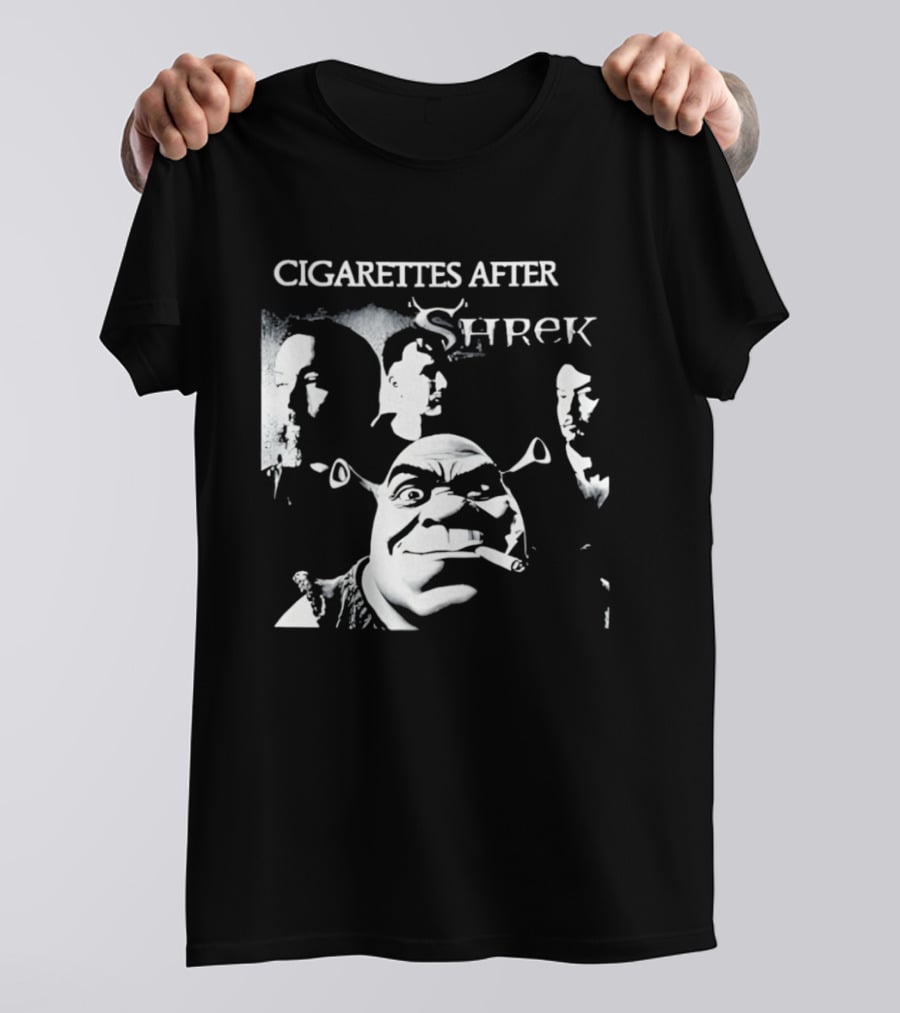 Cigarettes After Shrek Smoking Smutty Memories T-Shirt