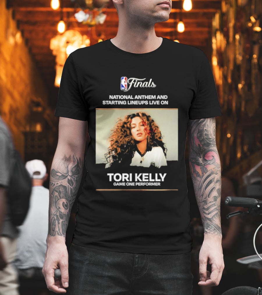 NBA Finals Tori Kelly Game One Performer National Anthem And Starting Lineups Live T-Shirt