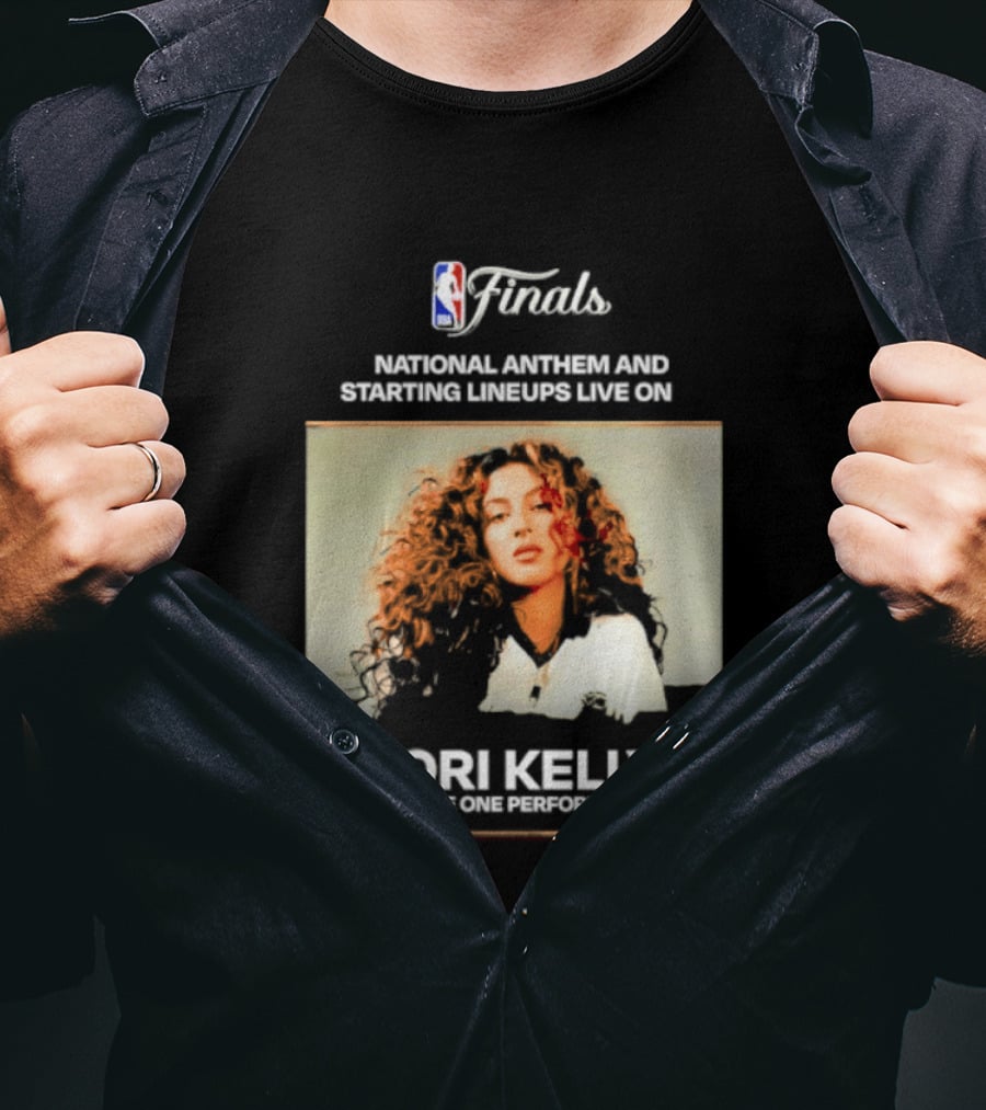 NBA Finals Tori Kelly Game One Performer National Anthem And Starting Lineups Live T-Shirt