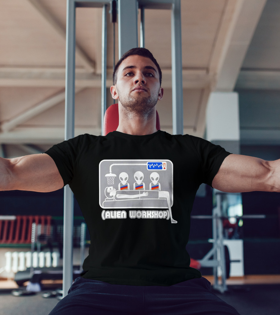 Victor Wembanyama Alien Workshop UFO Basketball Experiment T-Shirt