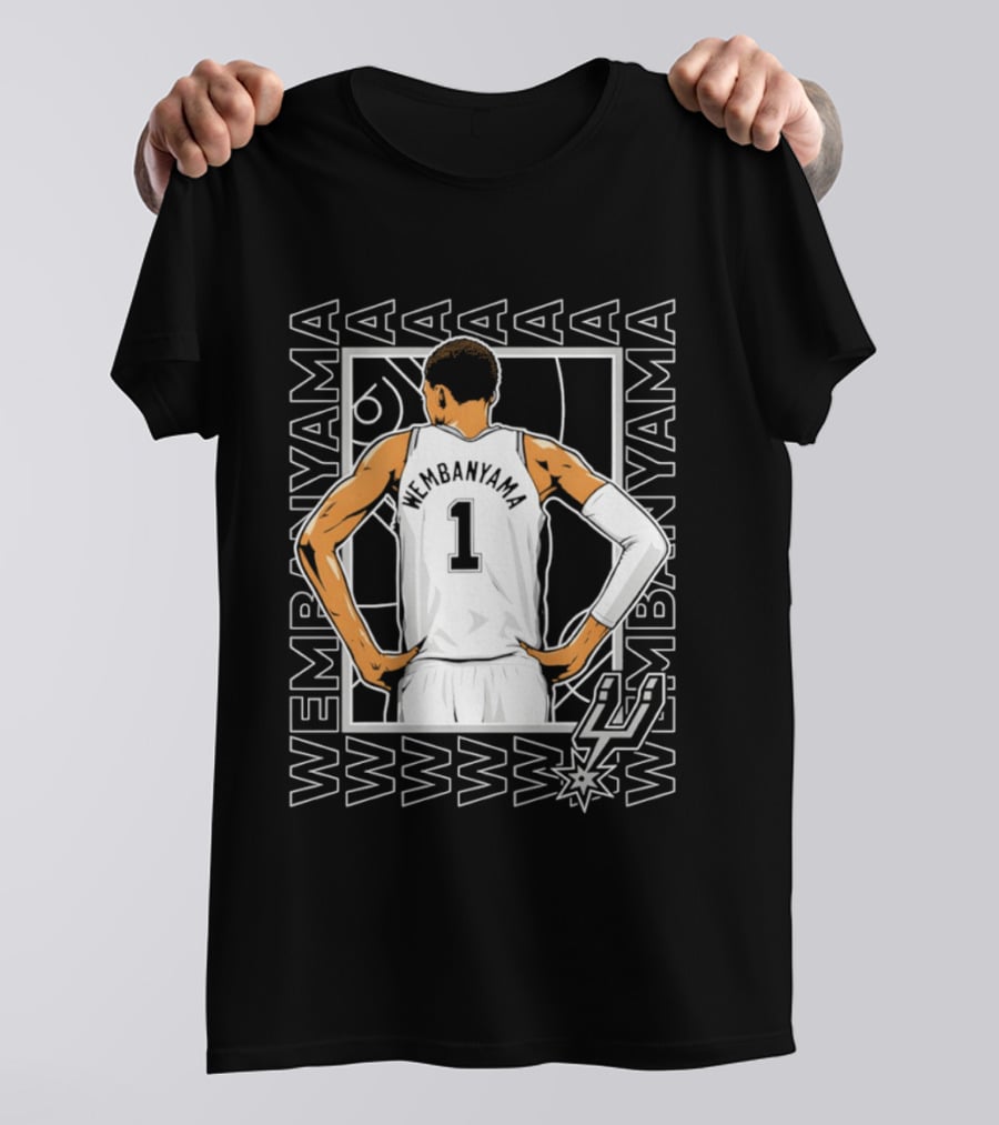 Victor Wembanyama San Antonio Spurs Number 1 NBA Basketball Player 2026 T-Shirt