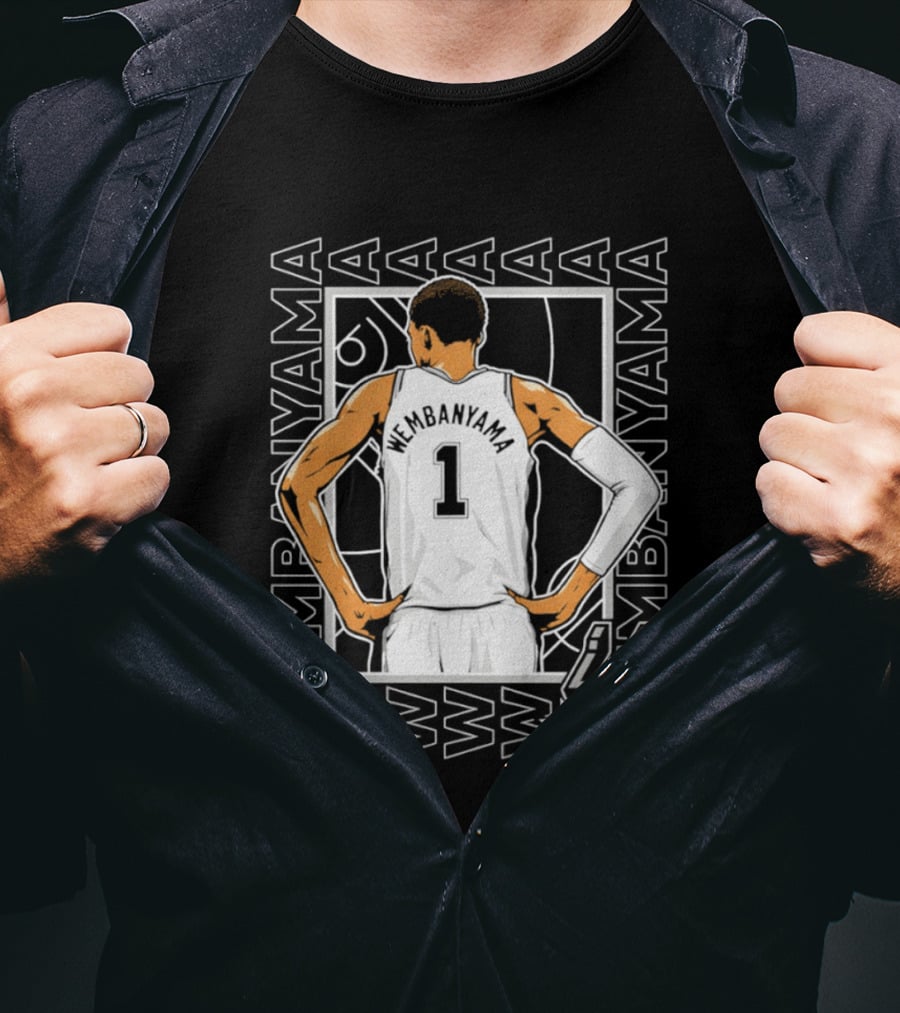 Victor Wembanyama San Antonio Spurs Number 1 NBA Basketball Player 2026 T-Shirt