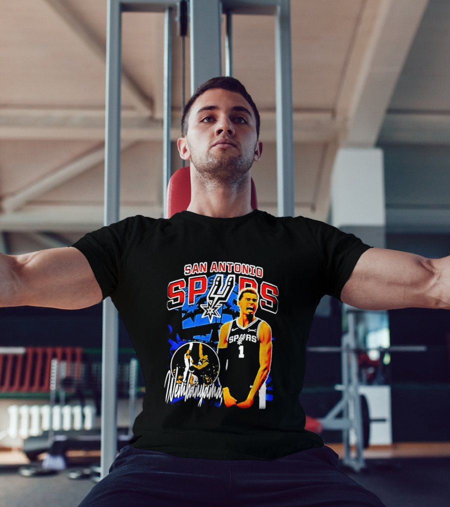 San Antonio Spurs Wembanyama Victor NBA Basketball Player T-Shirt