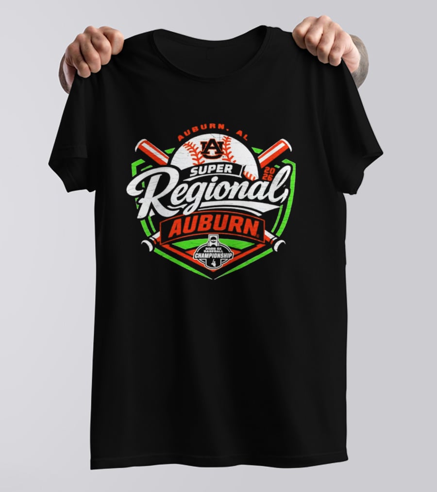 Auburn AL Super Regional Baseball 2023 T-Shirt