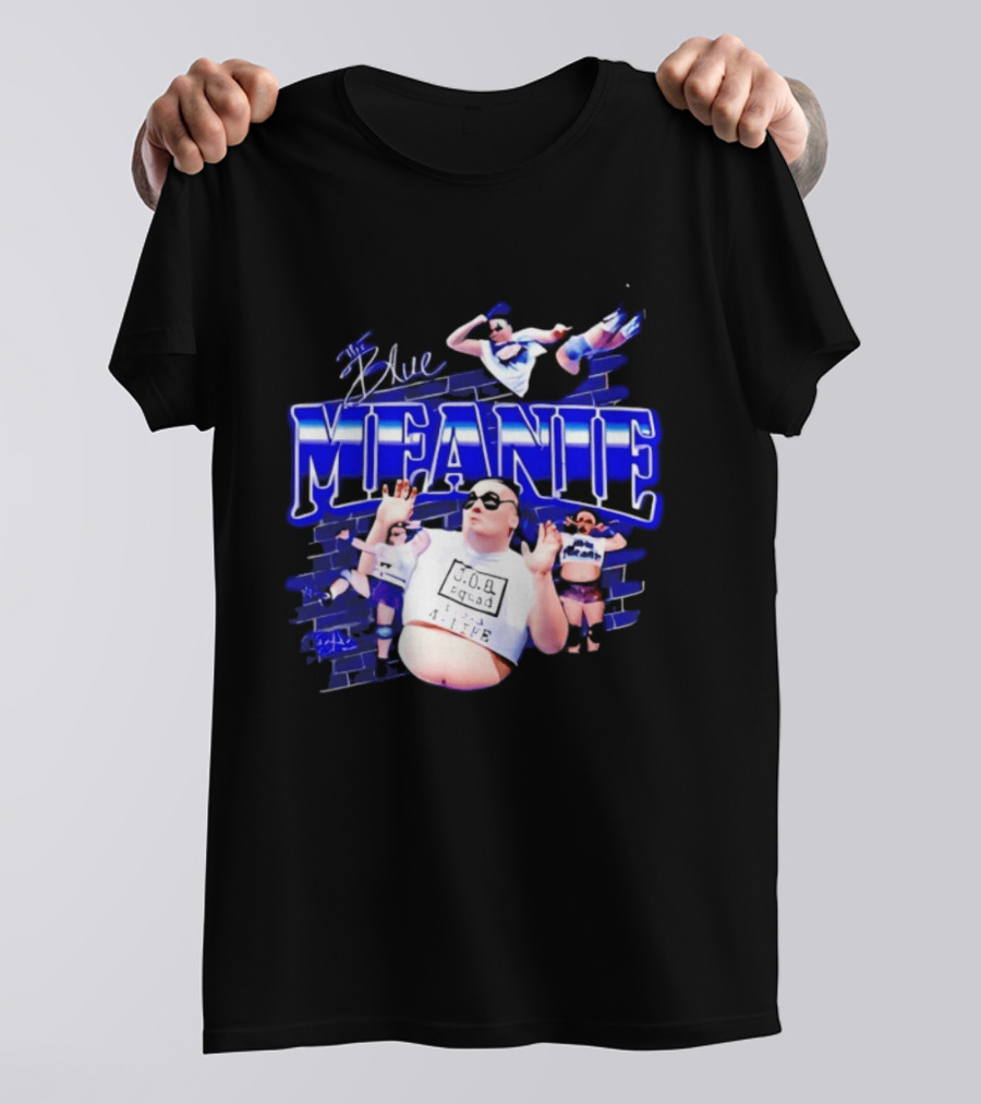 The Blue Meanie Brian Heffron Wrestling T-Shirt