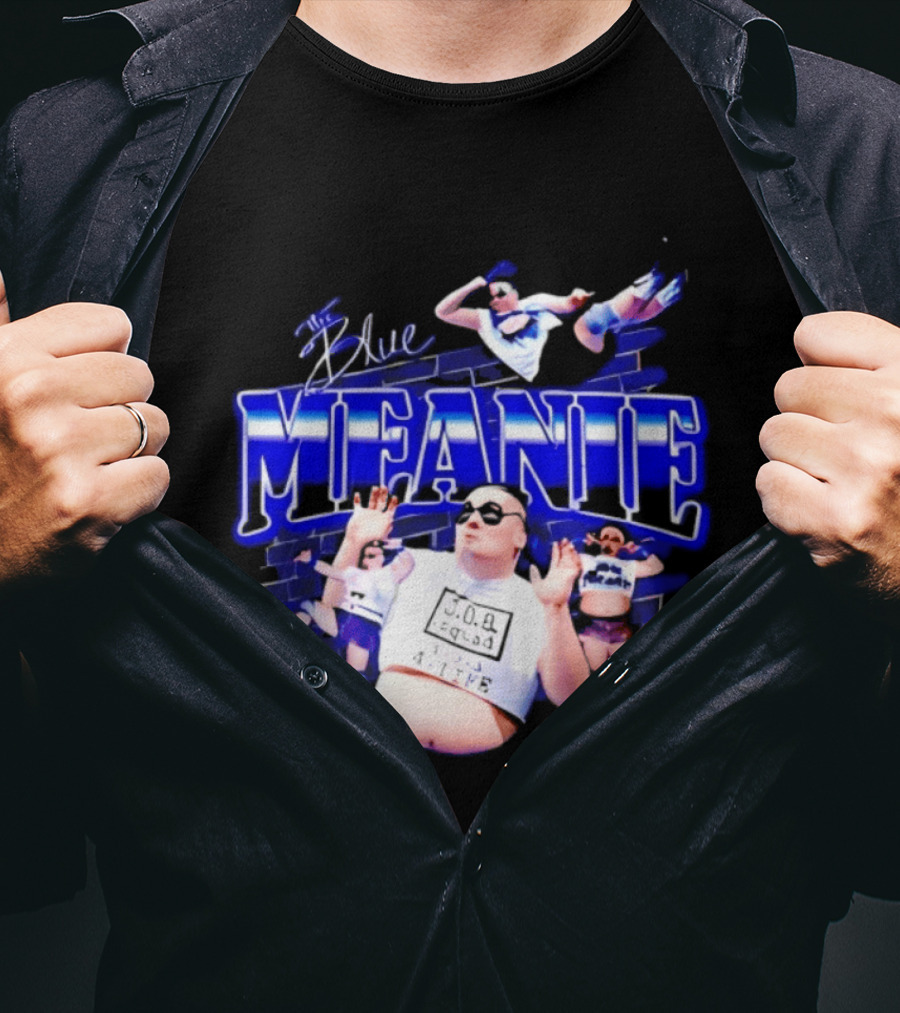 The Blue Meanie Brian Heffron Wrestling T-Shirt