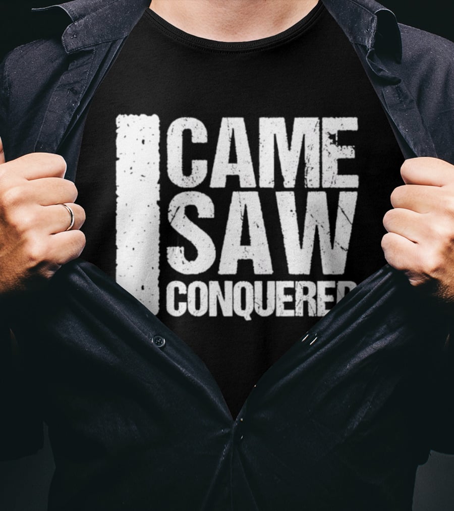 Came Saw Conquered Veni Vidi Vici Julius Caesar History Rome Latin T-Shirt