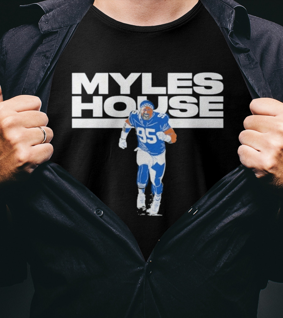 Cleveland Browns Myles House 95 Myles Garrett NFLPA T-Shirt