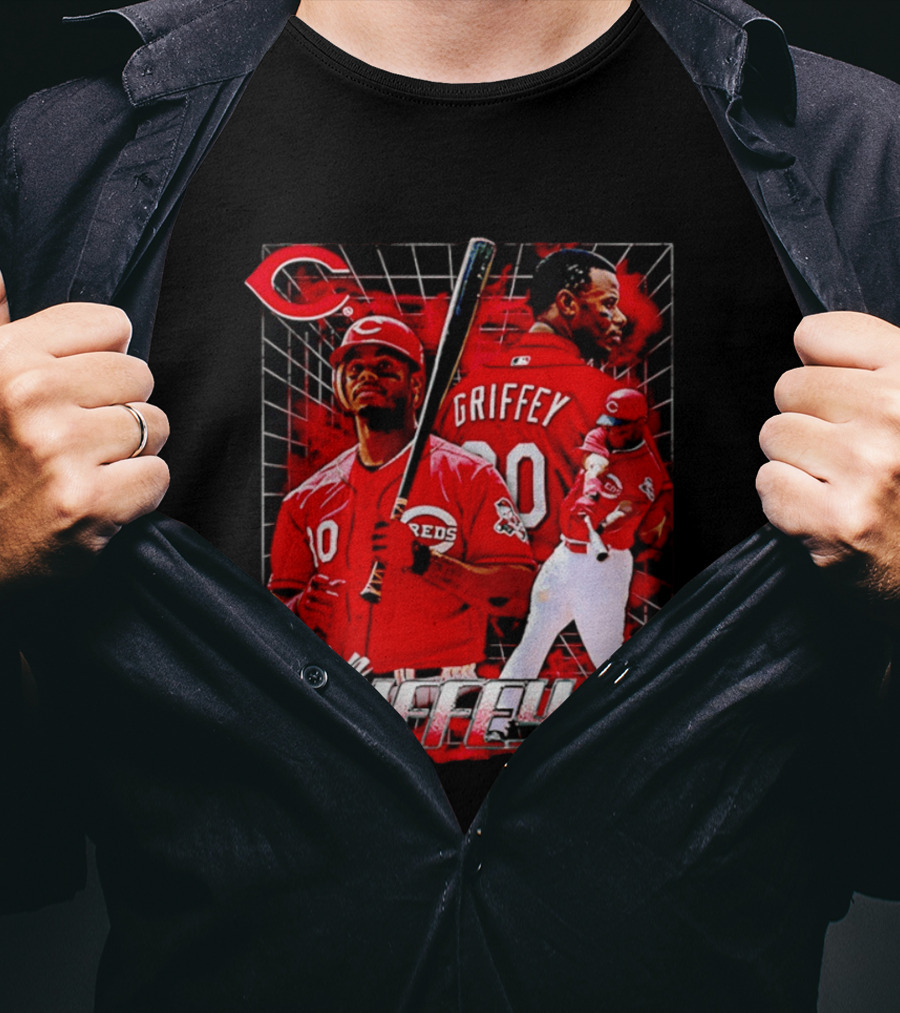 Ken Griffey Jr Cincinnati Reds Baseball Player 30 Reds Griffey T-Shirt