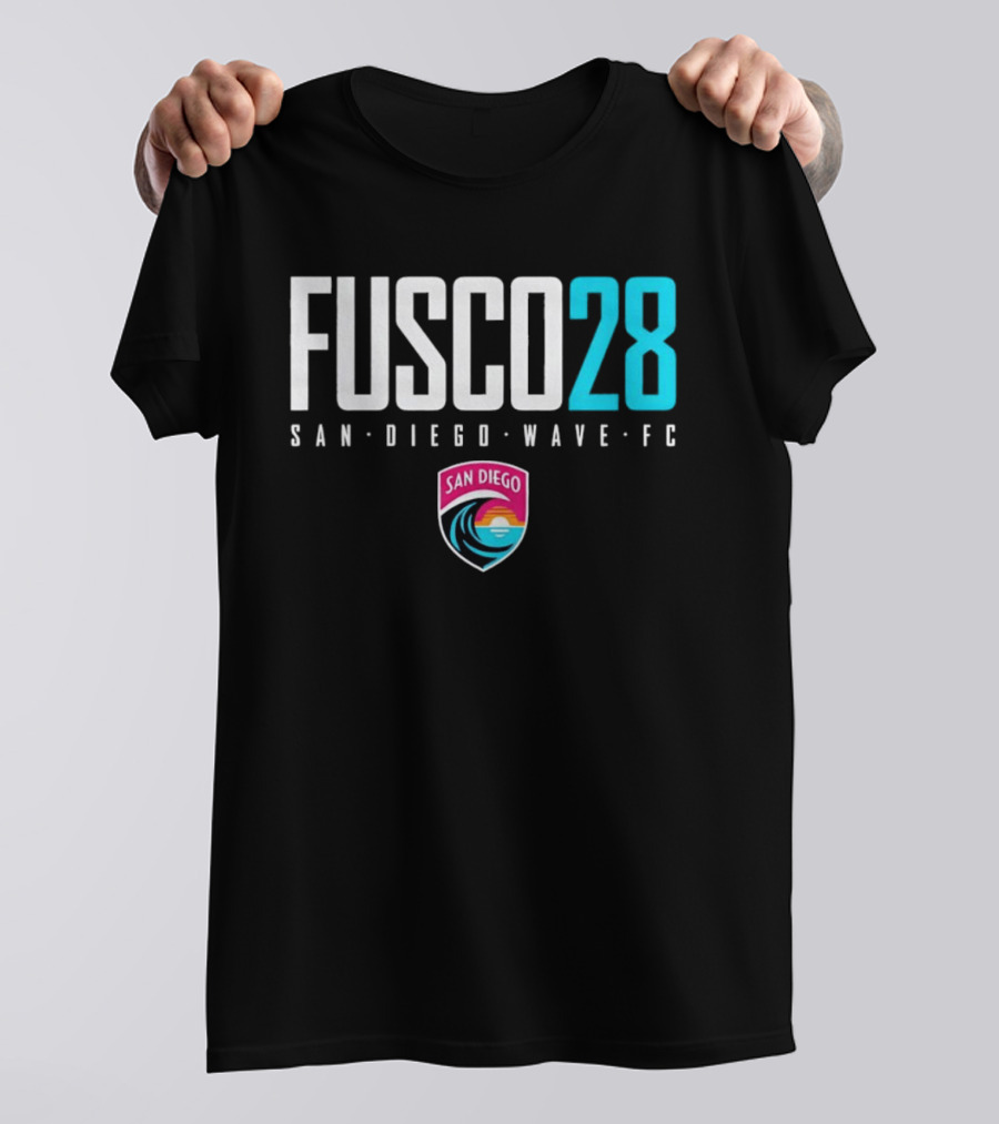 Fusco 28 San Diego Wave FC National Women's Soccer League NWSL T-Shirt