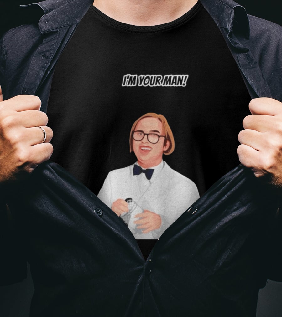 Max And Paddy I Am Your Man Bow Tie White Jacket T-Shirt