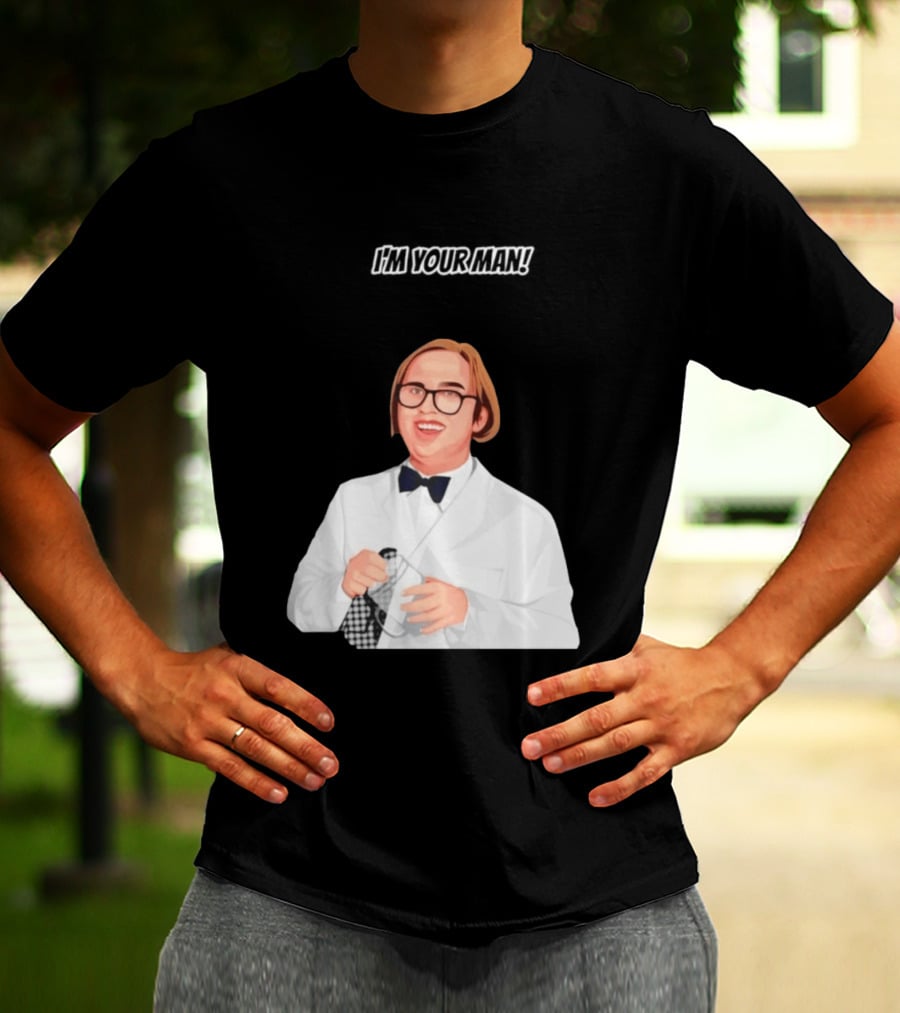 Max And Paddy I Am Your Man Bow Tie White Jacket T-Shirt