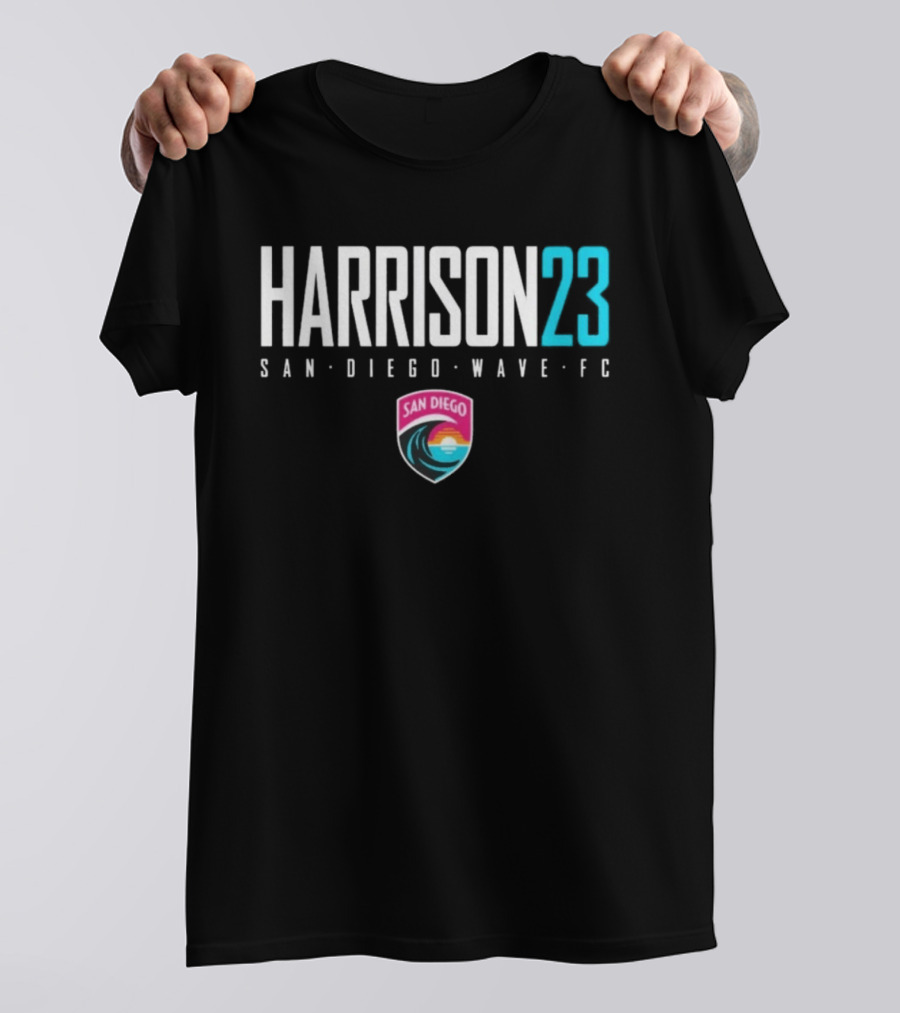 Harrison 23 San Diego Wave FC Soccer Team San Diego Wave T-Shirt