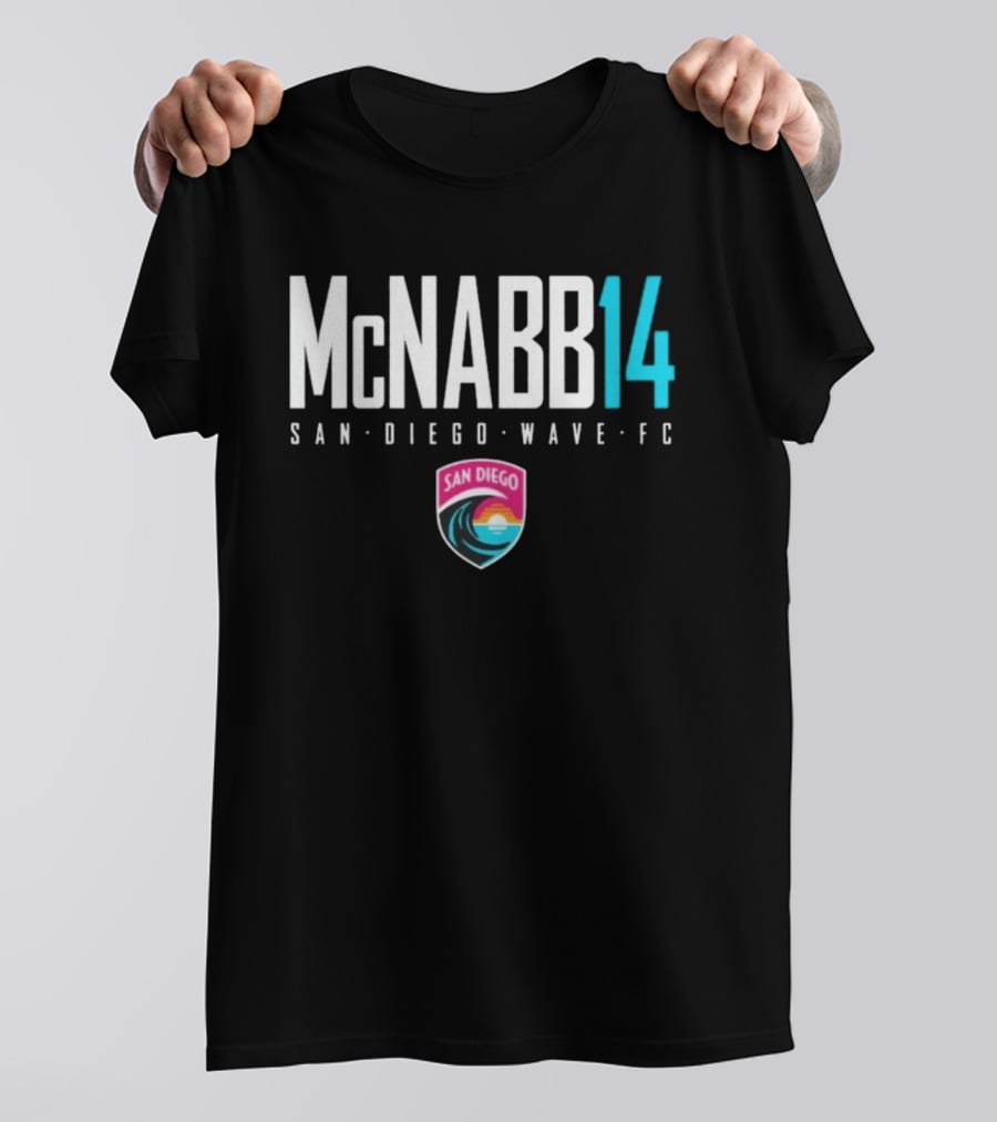 San Diego Wave FC McNabb 14 Team T-Shirt