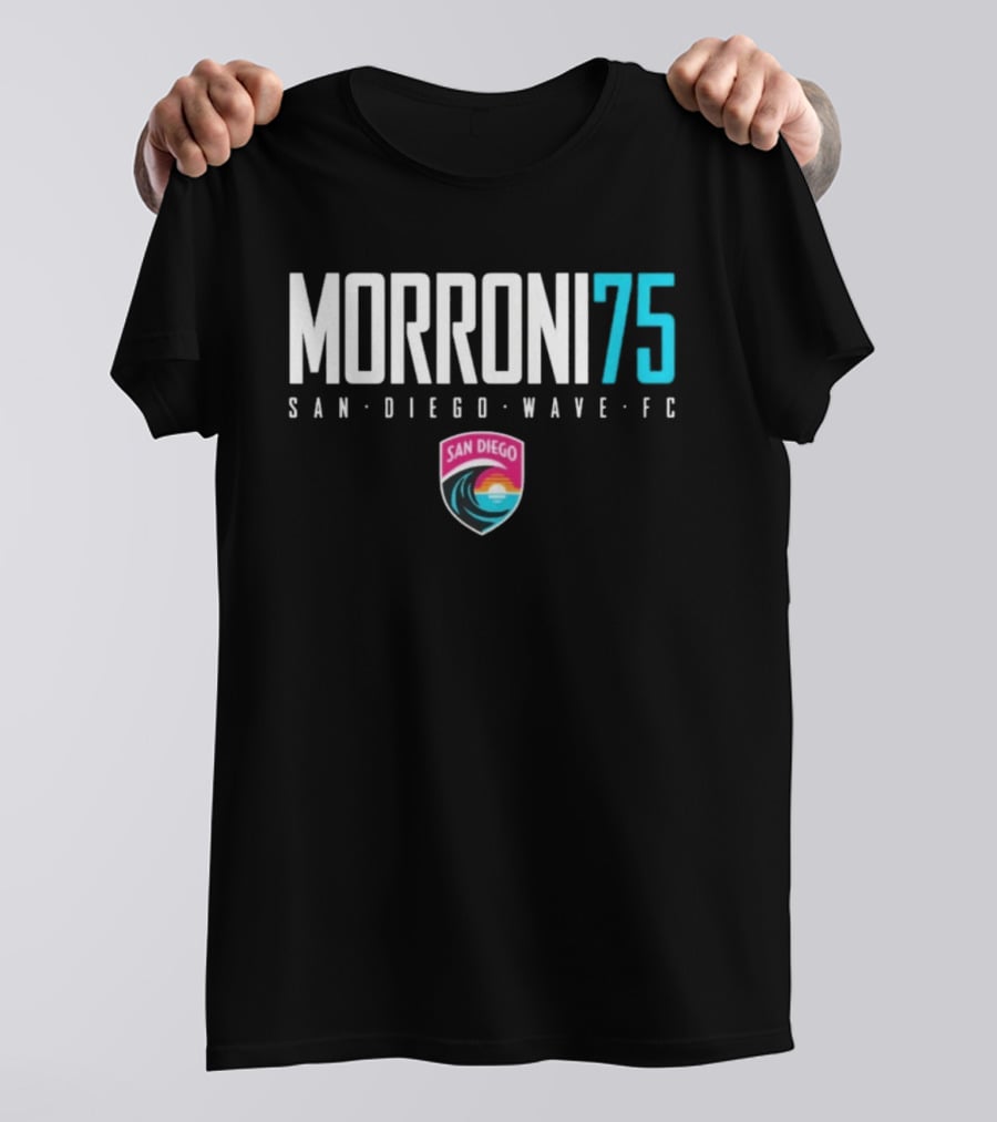 San Diego Wave FC Morroni 75 Soccer Team T-Shirt