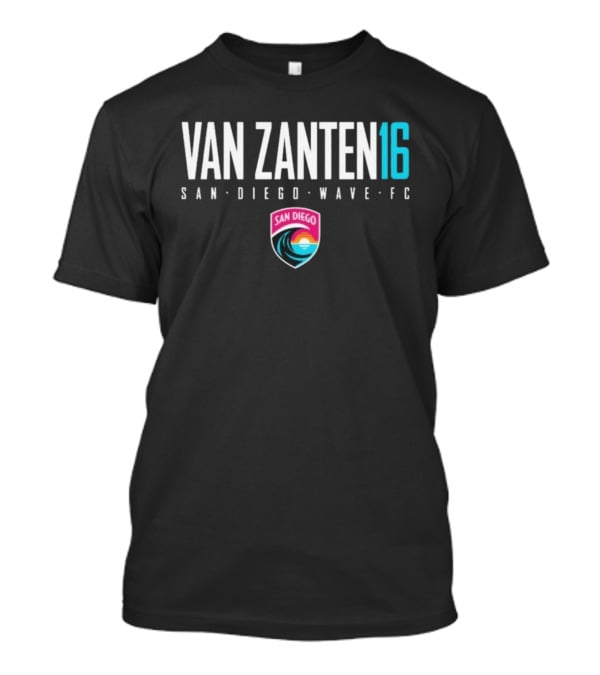 Van Zanten 16 San Diego Wave FC NWSL Soccer T-Shirt