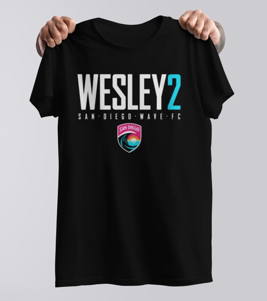 Wesley 2 San Diego Wave FC San Diego T-Shirt