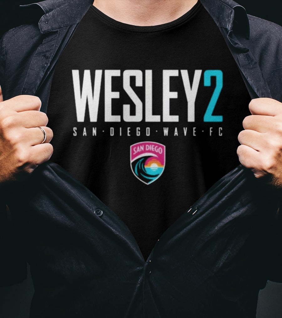Wesley 2 San Diego Wave FC San Diego T-Shirt