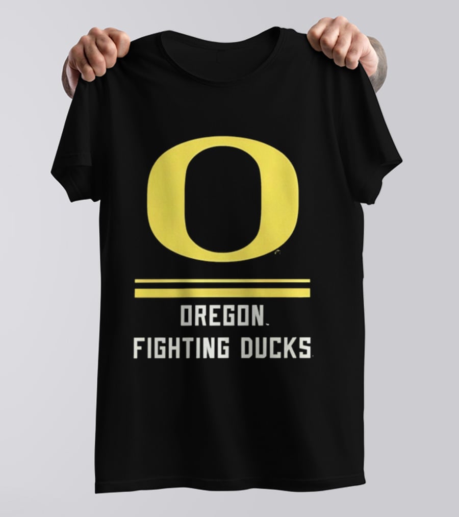 Oregon Fighting Ducks Yellow O T-Shirt