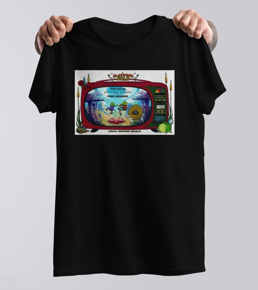 Primus Claypool Lennon Delirium Frog Brigade Tour Cleveland June 2 2026 T-Shirt