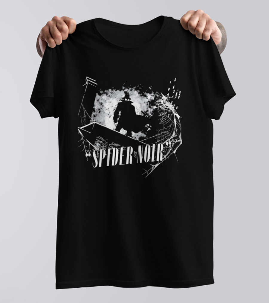 Spider Noir Animated Series Crossover Noir T-Shirt