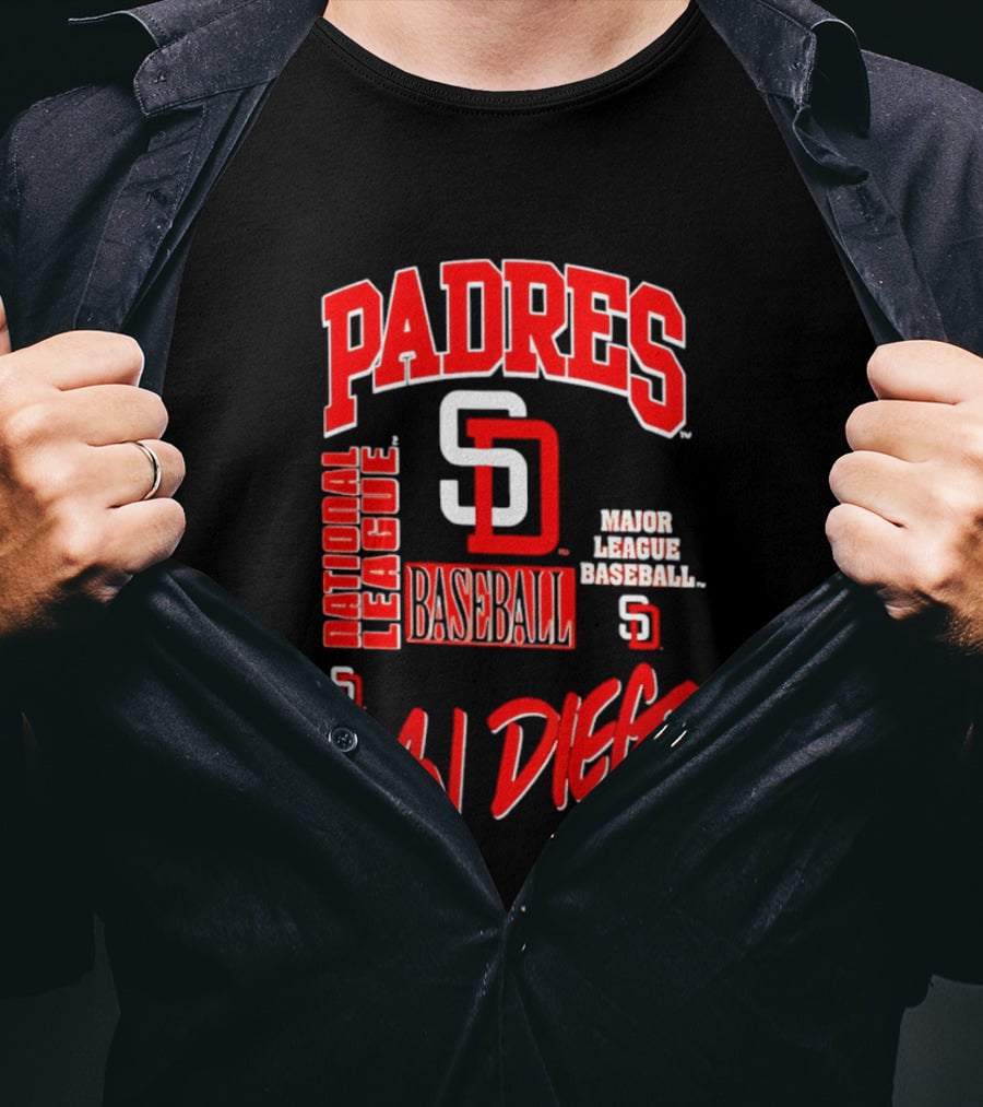 Padres San Diego SD National League Major League Baseball T-Shirt