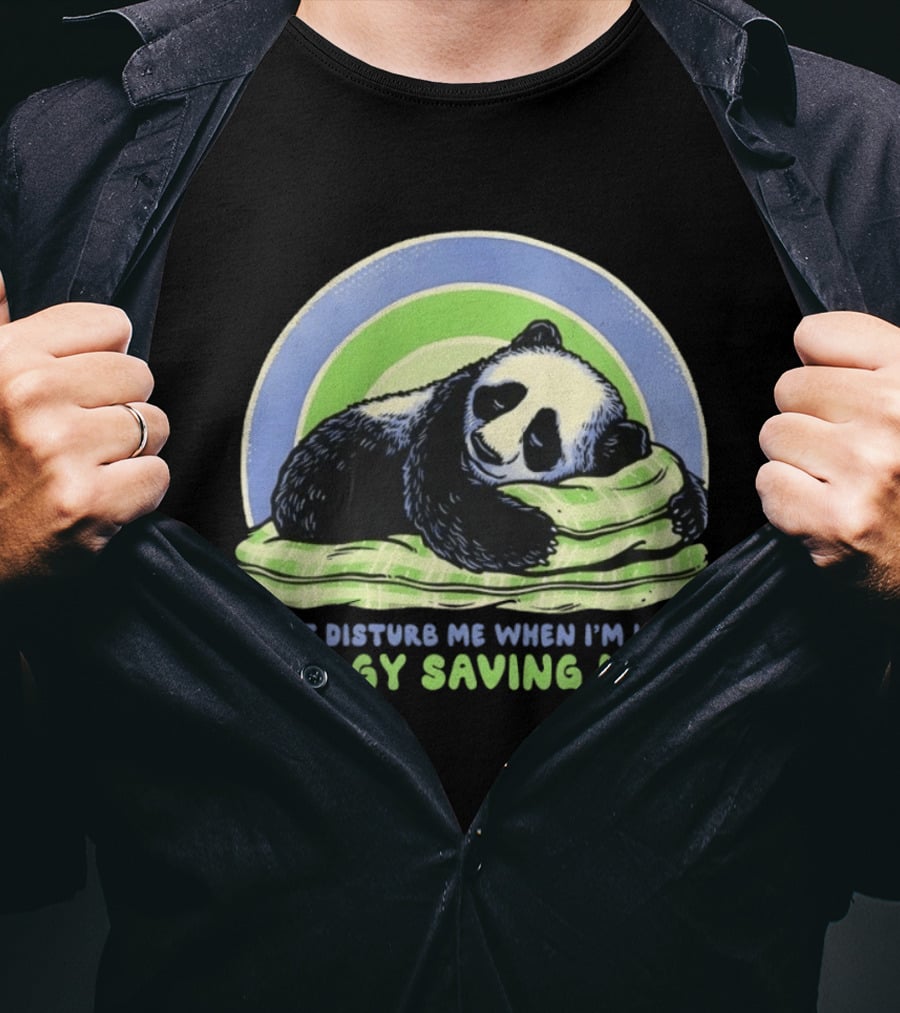 Panda Don't Disturb Me When I'm In My Energy Saving Mode T-Shirt